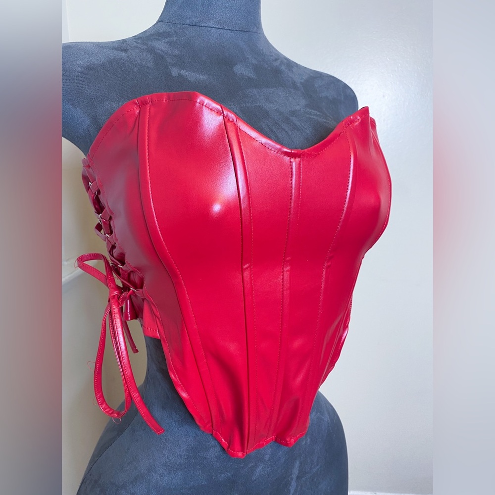 Red Corset Women’s Top